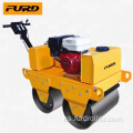 FYL-S600CS 600kg Capacidad de caminar detrás del compactador de rodillos vibradores de doble tambor